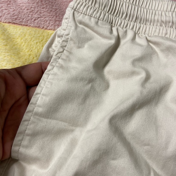Cream LYOCELL Pull-On Bermuda Shorts - Picture 2 of 6